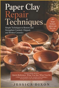 Paper Clay Repair Techniques: Simple Techniques to Restore and Strengthen Cracked, Chipped, and Broken Ceramics cover