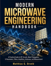 Modern Microwave Engineering Handbook: A Practical Guide to RF Circuits, Wave Propagation, S-Parameters, Filters, Amplifiers, Antennas, and Measuremen cover