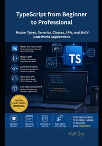 TypeScript from Beginner to Professional: Master Types, Generics, Classes, APIs, and Build Real-World Applications cover
