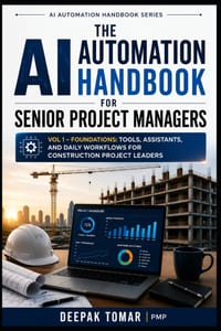 The AI Automation Handbook Series Volume 1: Foundations of AI Automation for Senior Project Managers cover