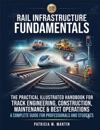 Rail Infrastructure Fundamentals: The Practical Illustrated Handbook for Track Engineering, Construction, Maintenance & Best Operations- A Complete Gu cover