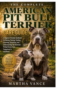 The Complete American Pit Bull Terrier Care Guide: A Beginner-Friendly Handbook For Raising, Training, Feeding, Grooming, Socializing, And Understandi cover