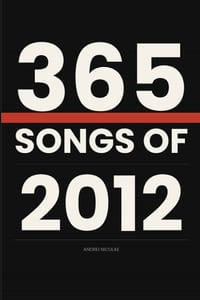 365 Songs of 2012 cover