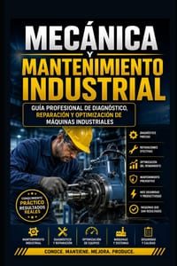 Mecánica y Mantenimiento Industrial: Guía Profesional de Diagnóstico, Reparación y Optimización de Máquinas Industriales cover
