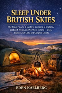 Sleep Under British Skies: The Insider's A-to-Z Guide to Camping in England, Scotland, Wales, and Northern Ireland - Sites, Seasons, Kit Lists, and Ca cover