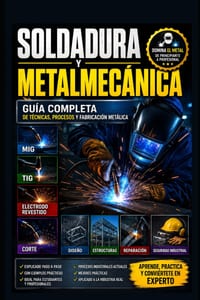 Soldadura y Metalmecánica: Guía Completa de Técnicas, Procesos y Fabricación Metálica: MIG, TIG, Electrodo Revestido, Corte, Diseño, Reparación, Estru cover