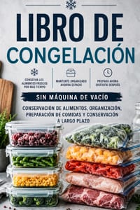 Libro de Congelación: Conservación de Alimentos, Organización, Preparación de Comidas y Conservación a Largo Plazo sin Máquina de Vacío para Verduras, cover