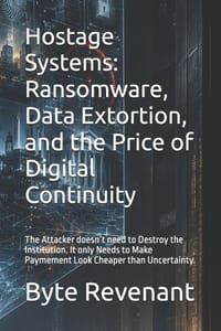 Hostage Systems: Ransomware, Data Extortion, and the Price of Digital Continuity: The Attacker doesn't need to Destroy the Institution. It only Needs cover