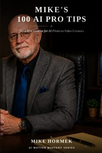 Mike's 100 AI Pro Tips: Hard-Won Lessons for AI Photo-to-Video Creators cover