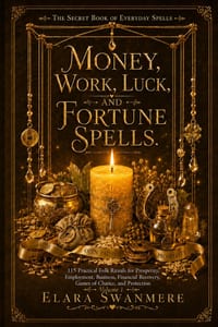Money, Work, Luck, and Fortune Spells: 115 Practical Folk Rituals for Prosperity, Employment, Business, Financial Recovery, Games of Chance, and Prote cover