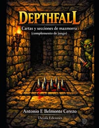 Depthfall: Cartas y secciones de mazmorra imprimibles para juegos de mesa cover