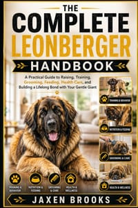 The Complete Leonberger Handbook: A Practical Guide to Raising, Training, Grooming, Feeding, Health Care, and Building a Lifelong Bond with Your Gentl cover