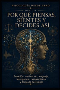 Psicología Desde Cero Tomo IV: POR QUÉ PIENSAS, SIENTES Y DECIDES ASÍ Emoción, motivación, lenguaje, inteligencia, razonamiento y toma de decisiones cover