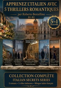 Secrets Italiens - La série complète: Le coffret - 5 romans gradués - Niveau B1-B2 - Exercices et glossaires bilingues italien-français cover