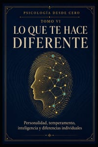 Psicología Desde Cero Tomo VI: LO QUE TE HACE DIFERENTE: Personalidad, temperamento, inteligencia y diferencias individuales cover