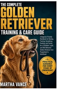 The Compelte Golden Retriever Training & Care Guide: A Beginner-Friendly Handbook For Raising, Training, Socializing, Feeding, And Caring For A Confid cover