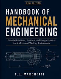 Handbook of Mechanical Engineering: Essential Principles, Formulas, and Design Practices for Students and Working Professionals cover