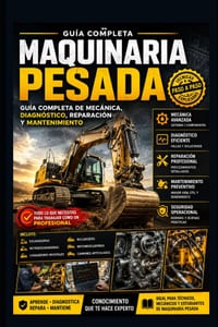 Maquinaria Pesada: Guía Completa de Mecánica, Diagnóstico, Reparación y Mantenimiento cover
