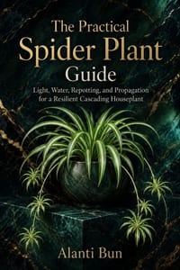 The Practical Spider Plant Guide: Light, Water, Repotting, and Propagation for a Resilient Cascading Houseplant cover