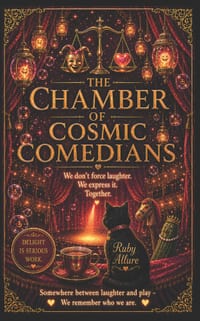 The Chamber of Cosmic Comedians: Because Sometimes The Universe Teaches Through Absurdity cover