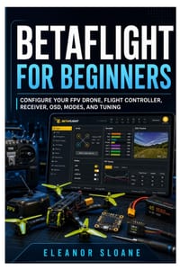 Betaflight for Beginners: Configure Your FPV Drone, Flight Controller, Receiver, OSD, Modes, and Tuning cover