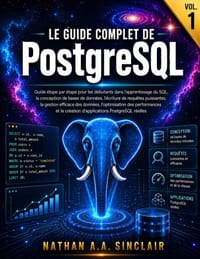 Le guide complet de PostgreSQL VOL.1: Guide étape par étape pour les débutants dans l'apprentissage du SQL, l'écriture de requêtes puissantes, la gest cover