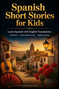 Spanish Short Stories for Kids: Learn Spanish with English Translations Vocabulary Pronunciation Guide English Meaning cover