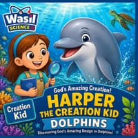 Wasil Science Jr: Harper the Creation Kid Dolphins cover