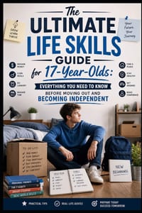 The Ultimate Life Skills Guide for 17-Year-Olds: Everything You Need to Know Before Moving Out and Becoming Independent cover