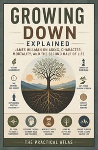 Growing Down Explained: James Hillman on Aging, Character, Mortality, and the Second Half of Life cover