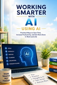 Working Smarter with AI: Practical Ways to Save Time, Increase Productivity, and Get More Done in Work and Life cover