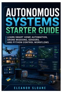 Autonomous Systems Starter Guide: Learn Smart Home Automation, Drone Missions, Sensors, and Python Control Workflows cover
