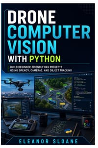Drone Computer Vision with Python: Build Beginner-Friendly UAV Projects Using OpenCV, Cameras, and Object Tracking cover