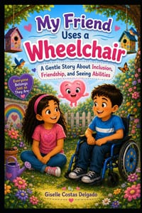 My Friend Uses a Wheelchair: A Gentle Story About Inclusion, Friendship, and Seeing Abilities cover