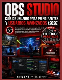 Obs Studio Guía de Usuario Para Principiantes Y Usuarios Avanzados (2026): Manual práctico paso a paso para grabación de vídeo, transmisión en directo cover