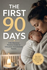 The First 90 Days: A No-Nonsense Newborn Guide for Exhausted, Overwhelmed Parents cover