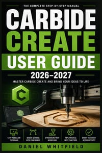 Carbide Create User Guide 2026-2027: Master CNC Design, Toolpaths, and Machine-Ready Files for Shapeoko and Nomad Beginners cover