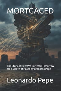 Mortgaged: The Story of How We Bartered Tomorrow for a Month of Peace by Leonardo Pepe cover