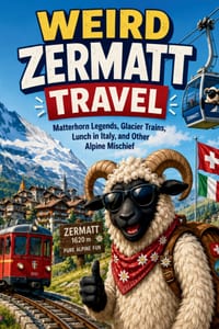 Weird Zermatt Travel: Matterhorn Legends, Glacier Trains, Lunch in Italy, and Other Alpine Mischief cover