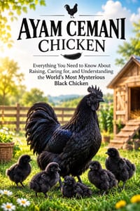 The Ultimate Guide to Ayam Cemani: Everything You Need to Know About Raising, Caring for, and Understanding the World's Most Mysterious Black Chicken cover