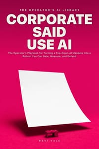 Corporate Said Use AI: The Operator's Playbook for Turning a Top-Down AI Mandate Into a Rollout You Can Gate, Measure, and Defend cover