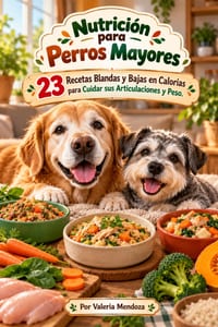 Nutrición para Perros Mayores: 23 Recetas Blandas y Bajas en Calorías para Cuidar sus Articulaciones y Peso cover