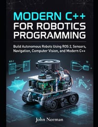 Modern C++ for Robotics Programming: Build Autonomous Robots Using ROS 2, Sensors, Navigation, Computer Vision, and Modern C++ cover