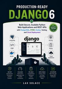Production-Ready Django 6: Build Secure, Scalable Python Web Applications and REST APIs with PostgreSQL, HTMX, Docker, Testing, and Cloud Deployment cover