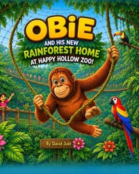 Obie and his New Rainforest Home: Happy Hollow Zoo Rainforest Obie cover