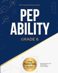Primary Exit Profile (PEP) Grade 6 Ability Practice Tests cover