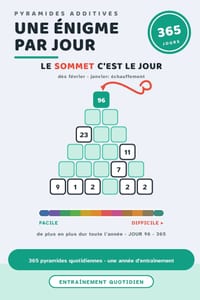 Une Énigme par Jour: 365 pyramides quotidiennes - une année d'entraînement cover