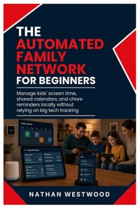 The Automated Family Network: Manage Kids' Screen Time, Shared Calendars, and Chore Reminders Locally Without Relying on Big Tech Tracking cover