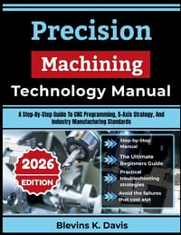 Precision Machining Technology Manual: A Step-By-Step Guide To CNC Programming, 5-Axis Strategy, And Industry Manufacturing Standards cover