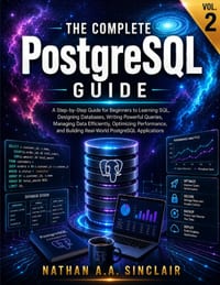 The Complete PostgreSQL Guide VOL.2: A Step-by-Step Guide for Beginners to Learning SQL, Designing Databases, Writing Powerful Queries, Managing Data cover